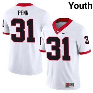 #31 Wade Penn UGA Youth 2026-27 Jersey - White