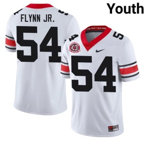 #54 Waltclaire Flynn Jr. University of Georgia Youth 1980 National Champions 40th Anniversary Game Jersey - White
