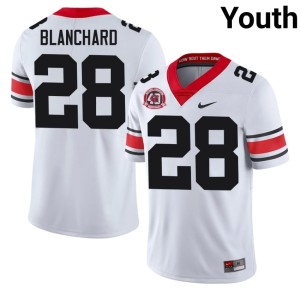 #28 Walter Blanchard UGA Bulldogs Youth 1980 National Champions 40th Anniversary Alumni Jerseys - White