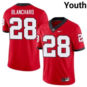 #28 Walter Blanchard DGDs Youth College Jerseys - Red