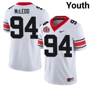 #94 Xzavier McLeod DGDs Youth 1980 National Champions 40th Anniversary Player Jerseys - White