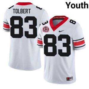 #83 Brody Tolbert Georgia Youth 1980 National Champions 40th Anniversary Official Jersey - White