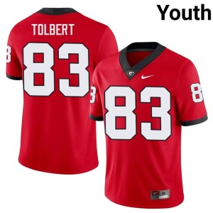 #83 Brody Tolbert Dawgs Youth Stitched Jersey - Red