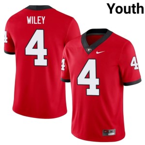 #4 CJ Wiley Go Dawgs Youth Game Jerseys - Red