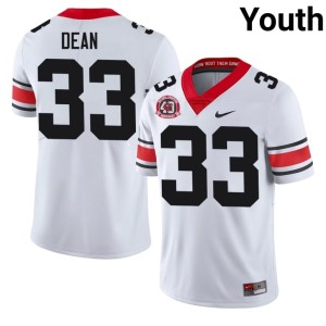 #33 PJ Dean University of Georgia Bulldogs Youth 1980 National Champions 40th Anniversary 2026-27 Jersey - White