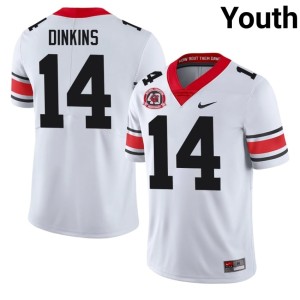 #14 Rasean Dinkins DGDs Youth 1980 National Champions 40th Anniversary Football Jersey - White