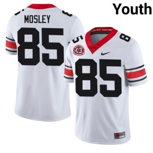 #85 Ryan Mosley Damn Good Dawgs Youth 1980 National Champions 40th Anniversary NCAA Jerseys - White