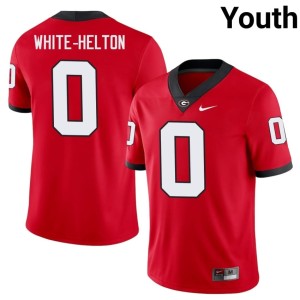 #0 Sacovie White-Helton Go Dawgs Youth University Jerseys - Red