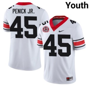 #45 Terrence Penick Jr. University of Georgia Youth 1980 National Champions 40th Anniversary University Jersey - White