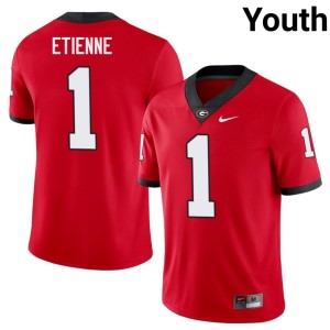 #1 Trevor Etienne UGA Bulldogs Youth Stitched Jersey - Red