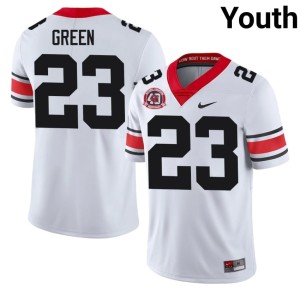 #23 Tyriq Green Bulldog Nation Youth 1980 National Champions 40th Anniversary Player Jerseys - White