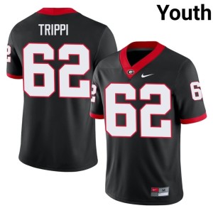 #62 Charley Trippi DGDs Youth Stitched Jerseys - Black