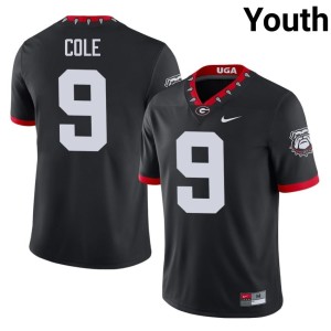 #9 Chris Cole Georgia Bulldogs Youth Mascot 100th Anniversary Limited Jersey - Black