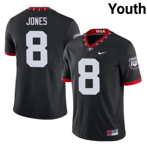 #8 Demello Jones University of Georgia Youth Mascot 100th Anniversary 2026 Jersey - Black