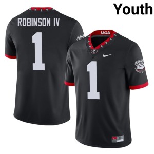 #1 Ellis Robinson IV DGDs Youth Mascot 100th Anniversary Stitched Jerseys - Black