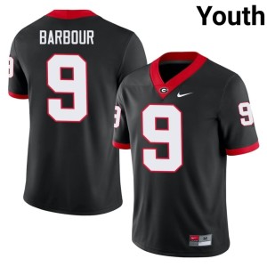 #9 Ethan Barbour Damn Good Dawgs Youth Stitched Jersey - Black