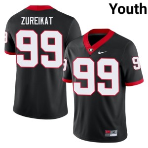 #99 Harran Zureikat University of Georgia Youth Game Jerseys - Black