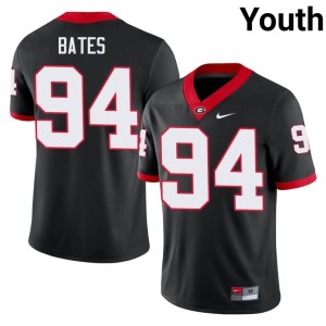 #94 Henry Bates Georgia Youth Game Jerseys - Black