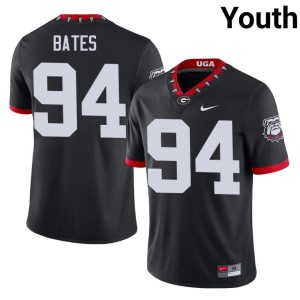 #94 Henry Bates UGA Youth Mascot 100th Anniversary 2026 Jerseys - Black