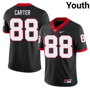 #88 Jalen Carter Georgia Youth Game Jerseys - Black