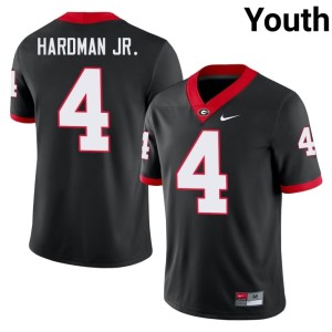 #4 Mecole Hardman Jr. Georgia Bulldogs Youth Replica Jersey - Black
