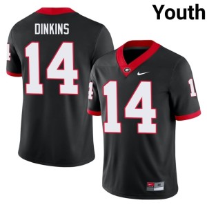 #14 Rasean Dinkins University of Georgia Bulldogs Youth Limited Jersey - Black