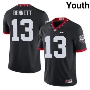 #13 Stetson Bennett DGDs Youth Mascot 100th Anniversary Replica Jerseys - Black