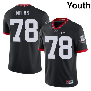 #78 Tate Nelms Damn Good Dawgs Youth Mascot 100th Anniversary 2026 Jerseys - Black