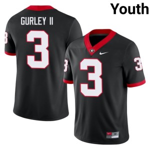 #3 Todd Gurley II Bulldog Nation Youth NCAA Jerseys - Black