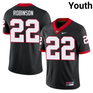 #22 Todd Robinson DGDs Youth Replica Jerseys - Black