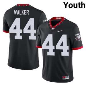#44 Travon Walker Bulldog Nation Youth Mascot 100th Anniversary Stitched Jersey - Black