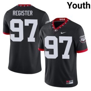 #97 Wade Register DGDs Youth Mascot 100th Anniversary Alumni Jerseys - Black