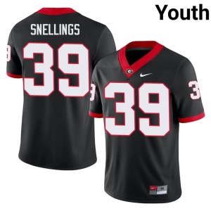 #39 Will Snellings DGDs Youth Stitched Jerseys - Black