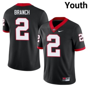 #2 Zion Branch Bulldog Nation Youth Game Jersey - Black