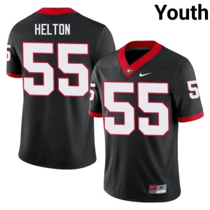 #55 Zykie Helton Go Dawgs Youth Replica Jerseys - Black