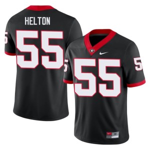 #55 Zykie Helton Dawgs Men's Stitched Jerseys - Black
